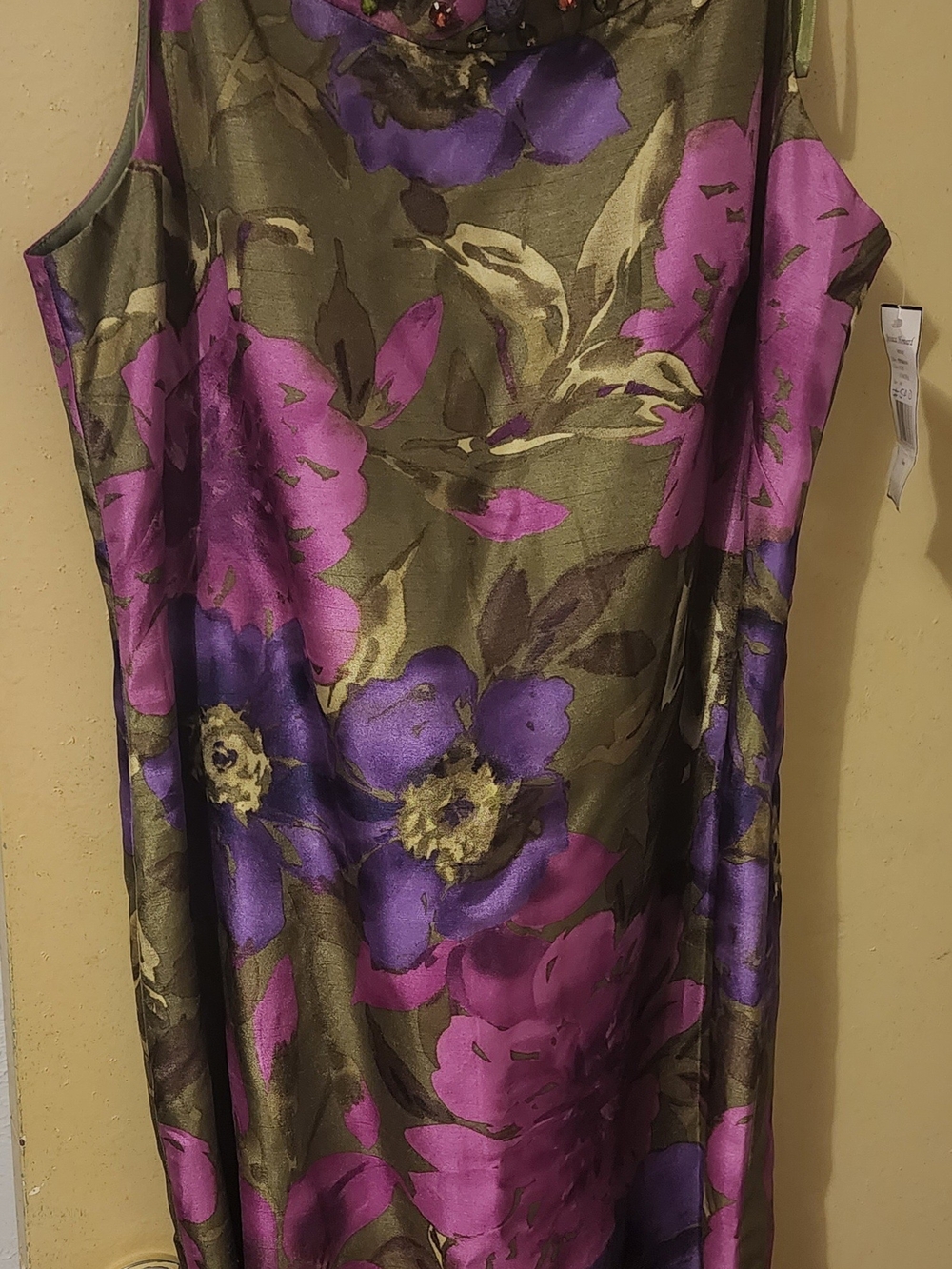 Floral Satin Dress